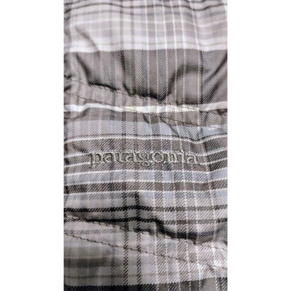PATAGONIA Down With It Vest Headlands Plaid Driftwood - Picture 4 of 6